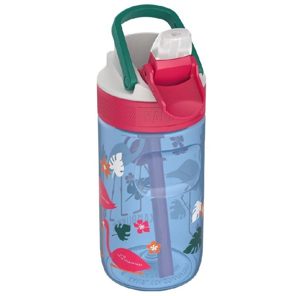 Butelka na wodę dla dzieci Kambukka Lagoon 400ml - Blue Flamingo