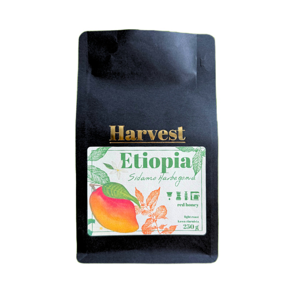 Kawa ziarnista Harvest Etiopia Sidamo 250g – NIEDOSTĘPNY