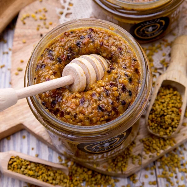 Miód z pyłkiem pszczelim Nasza Pszczelarnia 190g