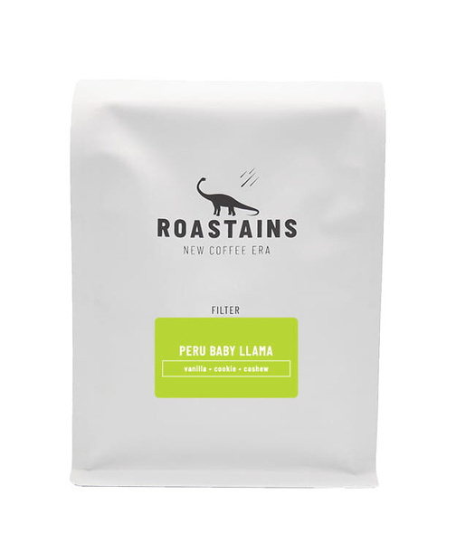 Kawa ziarnista Roastains Peru Baby Llama FILTR 250g - NIEDOSTĘPNY