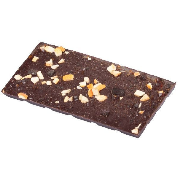 Gorzka czekolada M.Pelczar Chocolatier z karmelizowaną esencją czarnej herbaty i skórką pomarańczową 85g