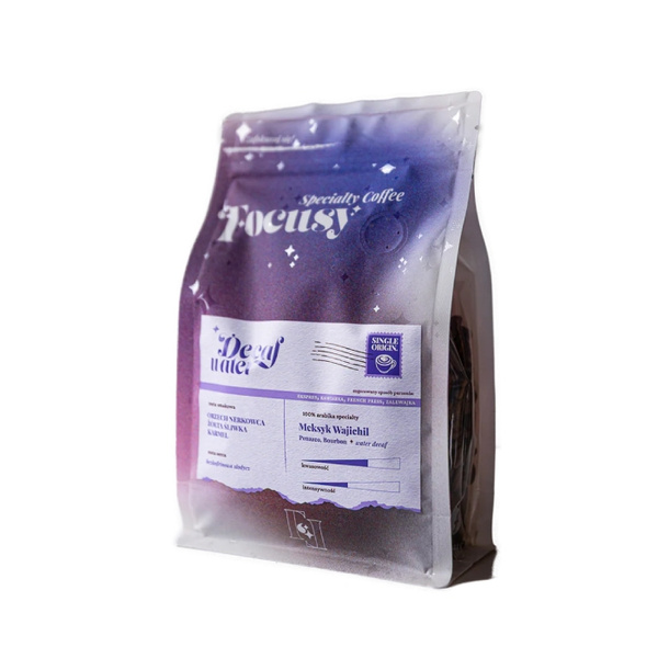 Kawa ziarnista Focusy MEKSYK DECAF - bezkofeinowe espresso (Mountain Water Process) 250g