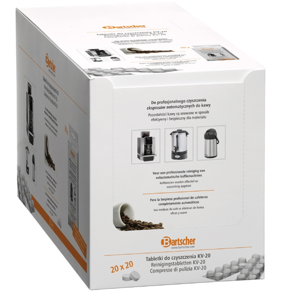 Tabletki do czyszczenia Bartscher KV-20 - 20szt. x 20 tabletek