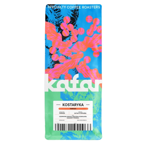 Kawa ziarnista Kafar Kostaryka Tarrazu Washed 1kg