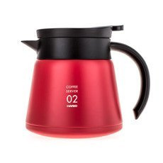 Server Hario Insulated Stainless Steel V60-02 Czerwony - 600ml - NIEDOSTĘPNY - opinie w konesso.pl
