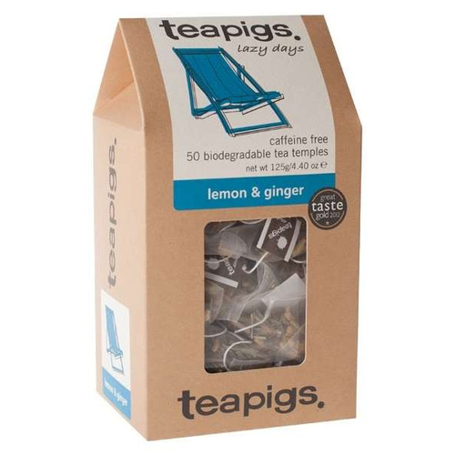 Ziołowa herbata teapigs Lemon & Ginger 50x2,5g