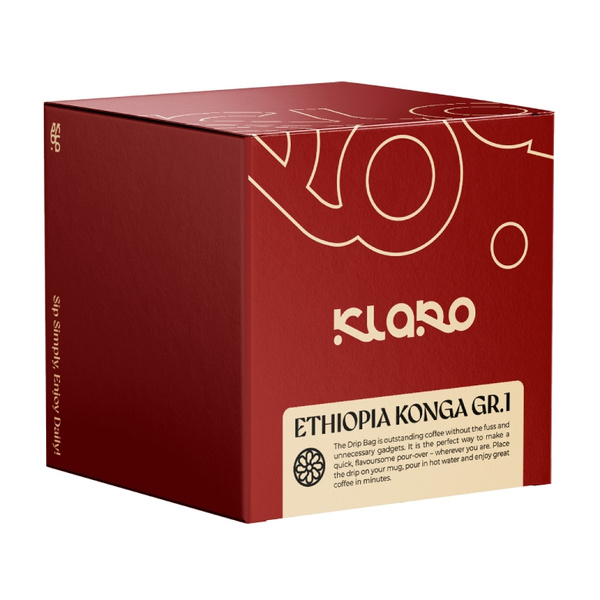 Drip Bag Coffee Klaro Etiopia Konga 8x11g – NIEDOSTĘPNY