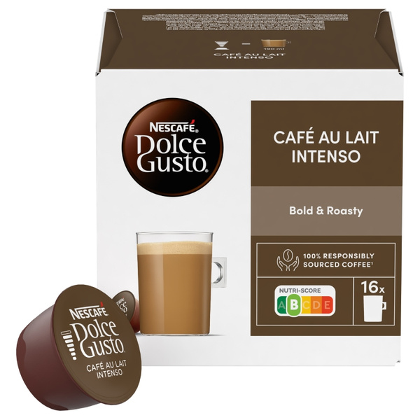 OUTLET - Kapsułki Nescafe Dolce Gusto Café au Lait Intenso 16 sztuk