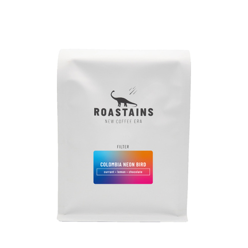 Kawa ziarnista Roastains Kolumbia Neon Bird Filtr 250g - opinie w konesso.pl