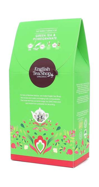 Zielona herbata English Tea Shop Green Tea & Pomegranate 15x2g