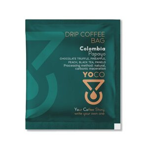 Drip Bag Coffee YoCo Coffee Colombia Papayo 5x12g