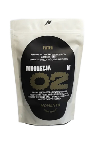 Kawa ziarnista Momento Indonezja Nº2 Sesongot Gayo Anaerobic Honey 250g