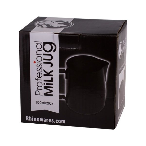 Dzbanek do spieniania mleka Rhinowares Stealth Milk Pitcher - czarny 600 ml