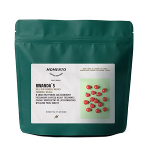 Kawa ziarnista Momento Coffee Rwanda Nº5 Musasa Ruli Washed 250g – NIEDOSTĘPNY