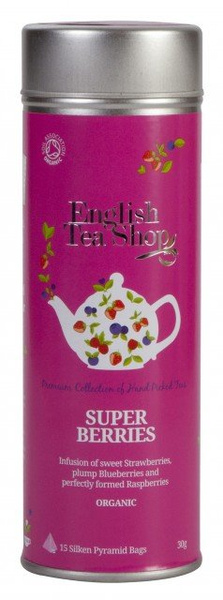 Ziołowa herbata English Tea Shop Super Berries 15x2g - NIEDOSTĘPNY 