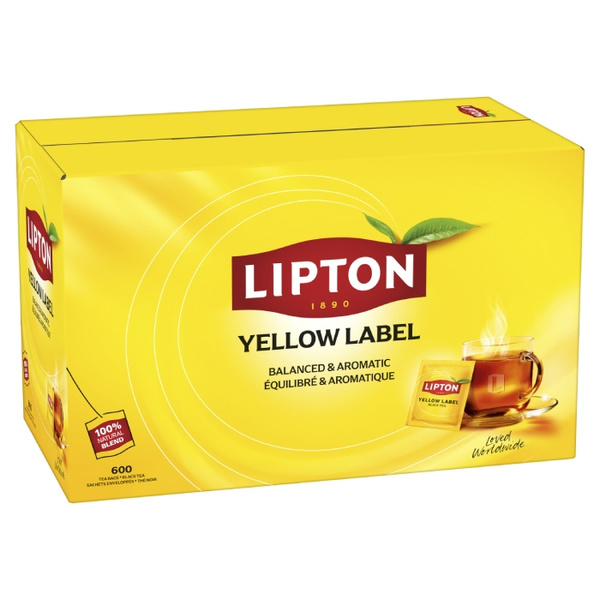 Herbata czarna Lipton Yellow Label 600x2g