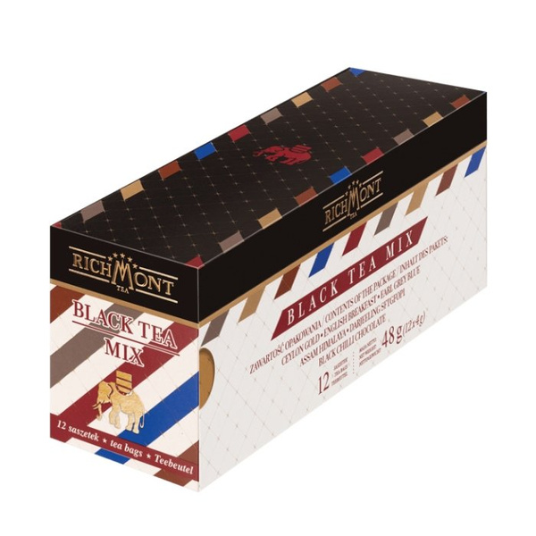 Mix czarnych herbat Richmont 12x4g