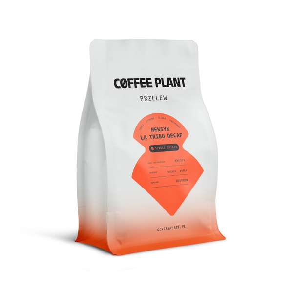 Kawa ziarnista COFFEE PLANT Meksyk La Tribu Decaf 250g - kawa bezkofeinowa