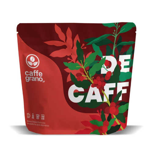 Kawa ziarnista Caffe Grano Decaff Meksyk El Tucan ESPRESSO - kawa bezkofeinowa 250g