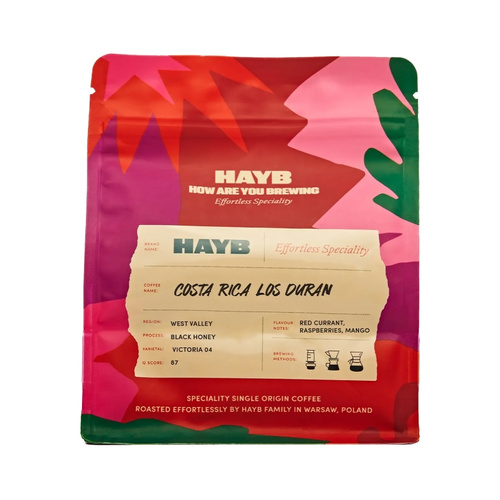 Kawa ziarnista HAYB Costa Rica Los Duran Filter 250g – NIEDOSTĘPNY