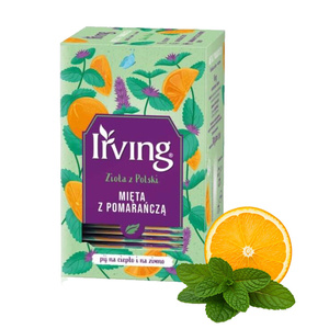 Herbata ziołowa Irving Mięta z pomarańczą 20x1,5g