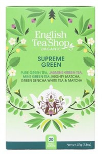 Zielona herbata English Tea Shop Supreme Green 20 saszetek