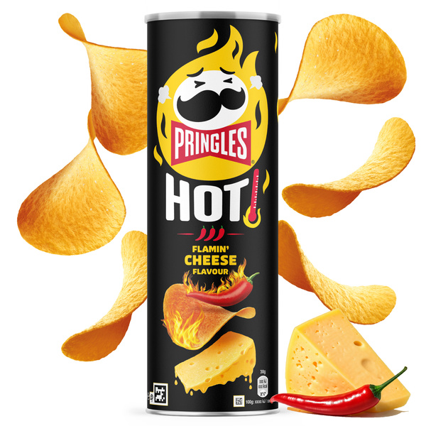 Chipsy Pringles Hot Flammin' Cheese 160g