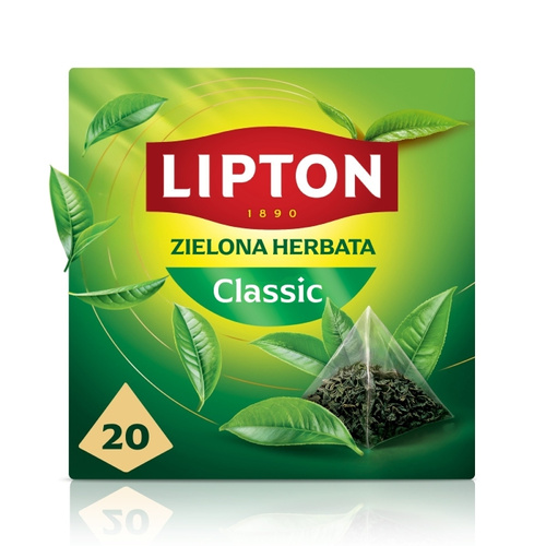 Herbata zielona aromatyzowana Lipton Classic 20x1,4g