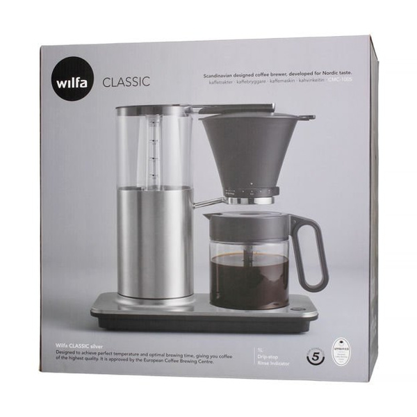 Przelewowy ekspres do kawy Wilfa Classic CMC-100S Silver