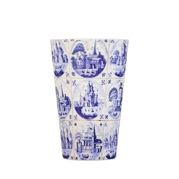 Kubek na wynos Ecoffee Cup Pattern 400 ml - Delfts Blue