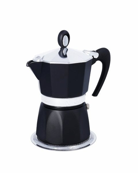 OUTLET 1 - Kawiarka GAT Fashion Black Induction 3 filiżanki