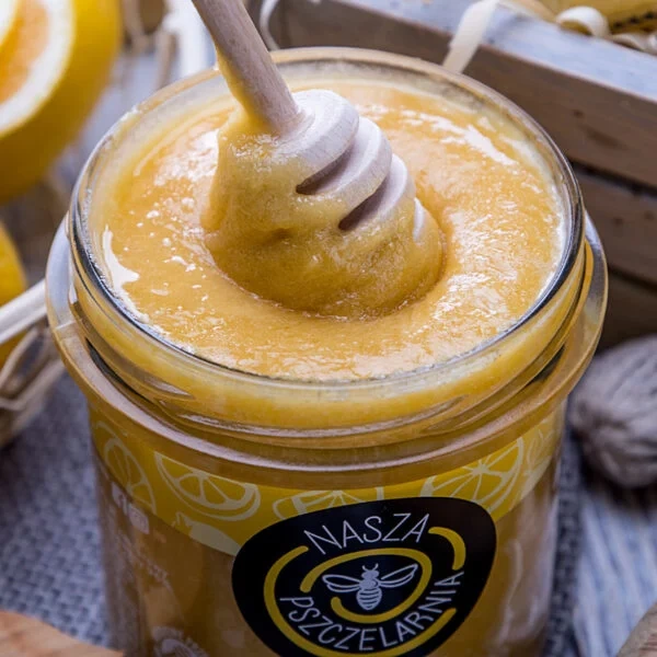 Miód z cytryną Nasza Pszczelarnia 270g