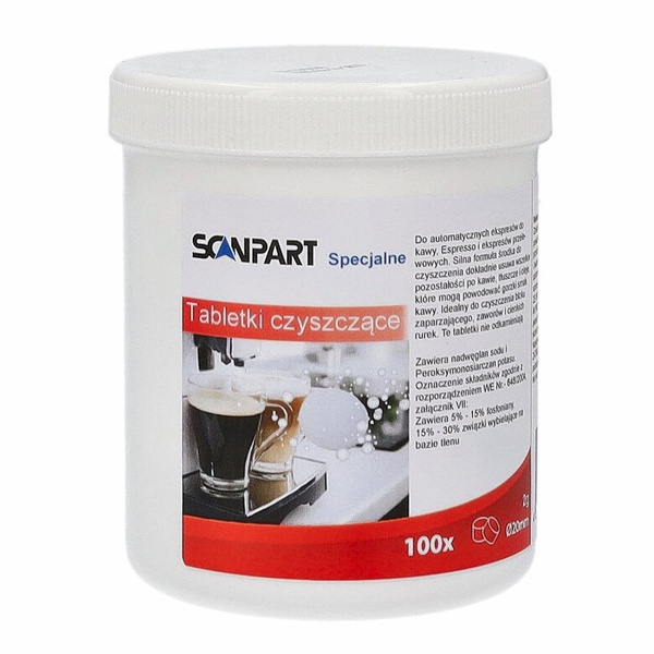 SCANPART - Specjalne tabletki czyszczące 100x2g – NIEDOSTĘPNY