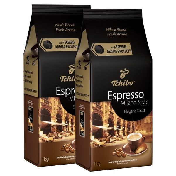 ZESTAW Kawa ziarnista Tchibo Espresso Milano Style 2x1kg
