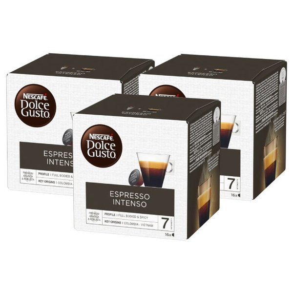 Kapsułki Nescafé Dolce Gusto Espresso Intenso 3x16 sztuk