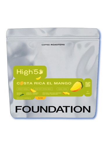 Kawa ziarnista Foundation Coffee Roasters High5 Costa Rica El Mango Filtr 250g – NIEDOSTĘPNY