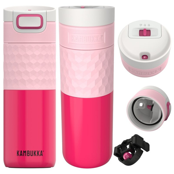 Kubek termiczny Kambukka Etna Grip 500 ml - Diva Pink + GRATIS 9 DRIP BAGÓW
