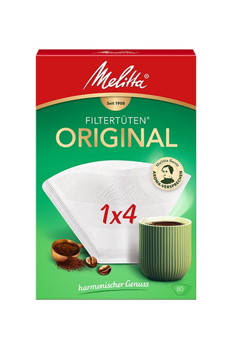 Filtry papierowe Melitta 1x4 Classic - 80 sztuk