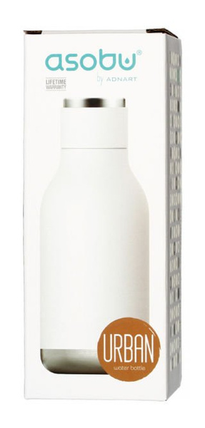 Asobu Urban Water Bottle - biała butelka termiczna 460 ml - NIEDOSTĘPNY