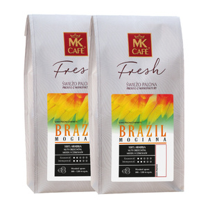 Kawa ziarnista MK Cafe Fresh Brazil Mogiana 2x1kg - NIEDOSTĘPNY
