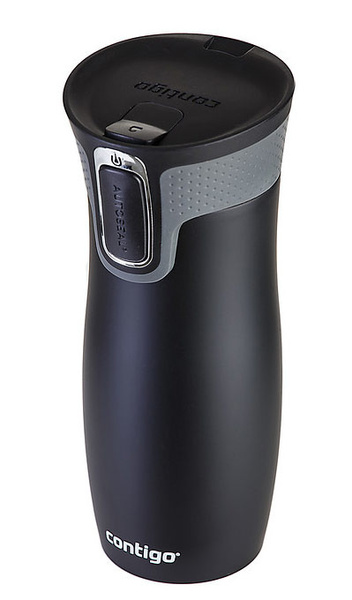 Kubek termiczny Contigo West Loop 2.0 470 ml - Czarny matowy 