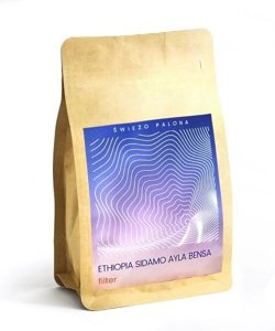 Kawa ziarnista Świeżo Palona Ethiopia Sidamo Ayla Bensa Anaerobic Washed 200g - NIEDOSTĘPNY - opinie w konesso.pl