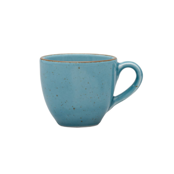Filiżanka ze spodkiem Lubiana Aida ART 80 ml - Turkusowa