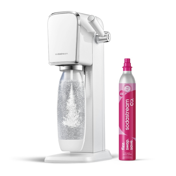 Saturator do wody gazowanej SodaStream Art - Biały zestaw startowy