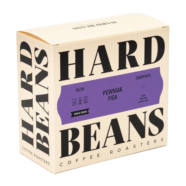 Kawa ziarnista Hard Beans Pewniak Figa Filtr 250g