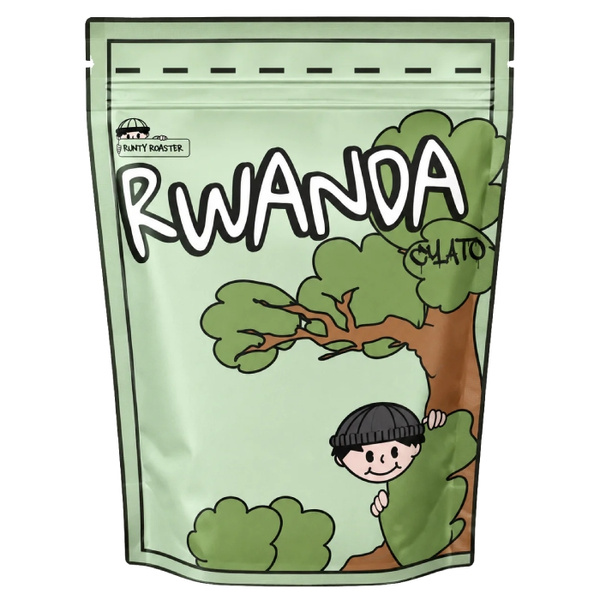 Kawa ziarnista Runty Roaster Rwanda Cyato Natural 250g