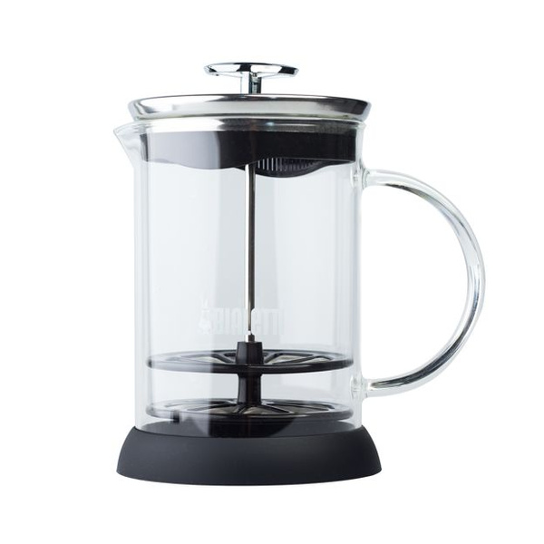 Ręczny spieniacz do mleka Bialetti Cappuccinatore Vetro 6tz - 330ml