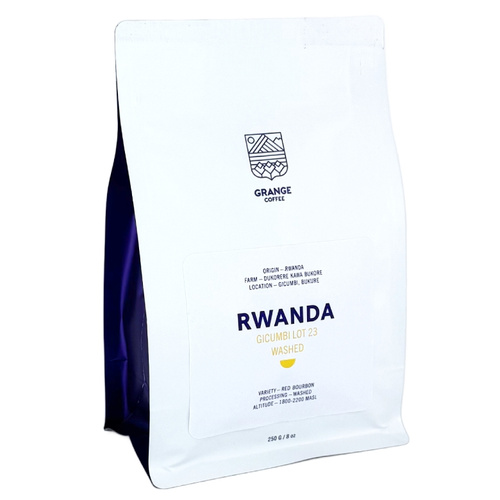 Kawa ziarnista Coffee Grange Rwanda Gicumbi Lot 23 Washed 250g - opinie w konesso.pl