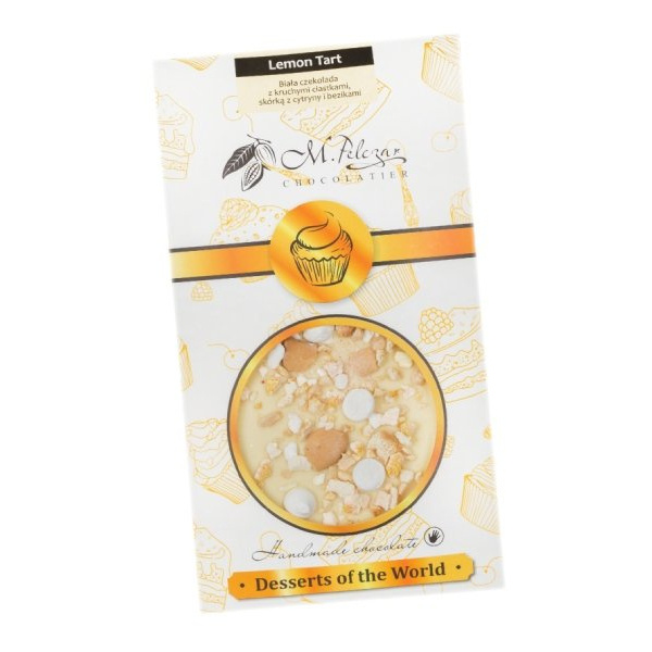 Biała czekolada M.Pelczar Chocolatier Desery Świata - Lemon Tart 50g