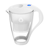 Szklany dzbanek filtrujący Dafi Crystal LED 2.0 L Biały + 1 Filtr Unimax